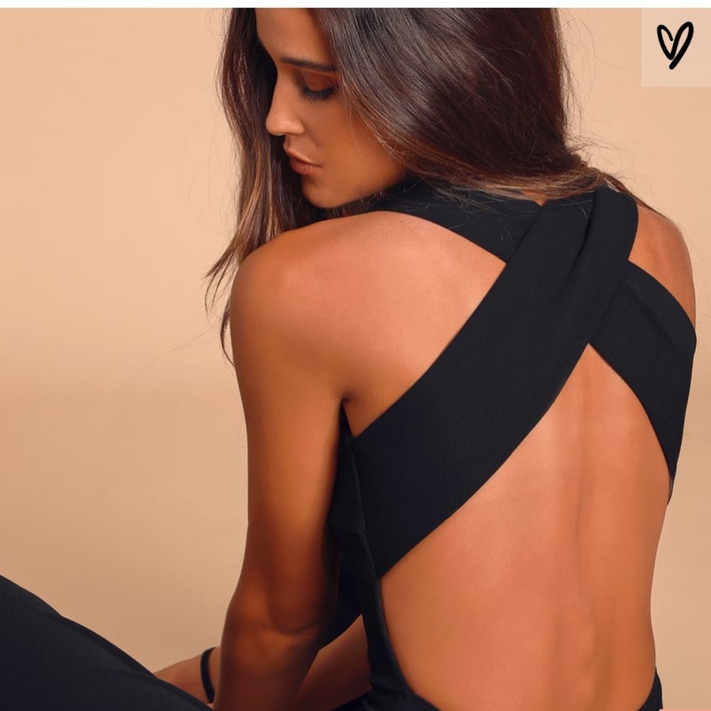 Lulu’s black jumpsuit